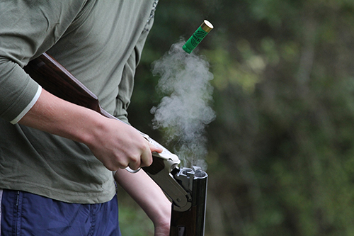 Ejecting a Shotgun Shell