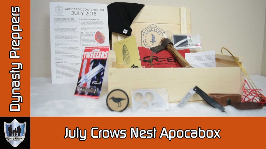 Dynasty Preppers Crows Nest Apocabox July 2016