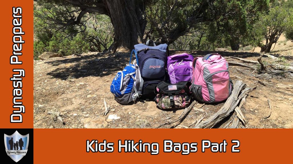 Dynasty Preppers Kids Hiking Bags Part 2