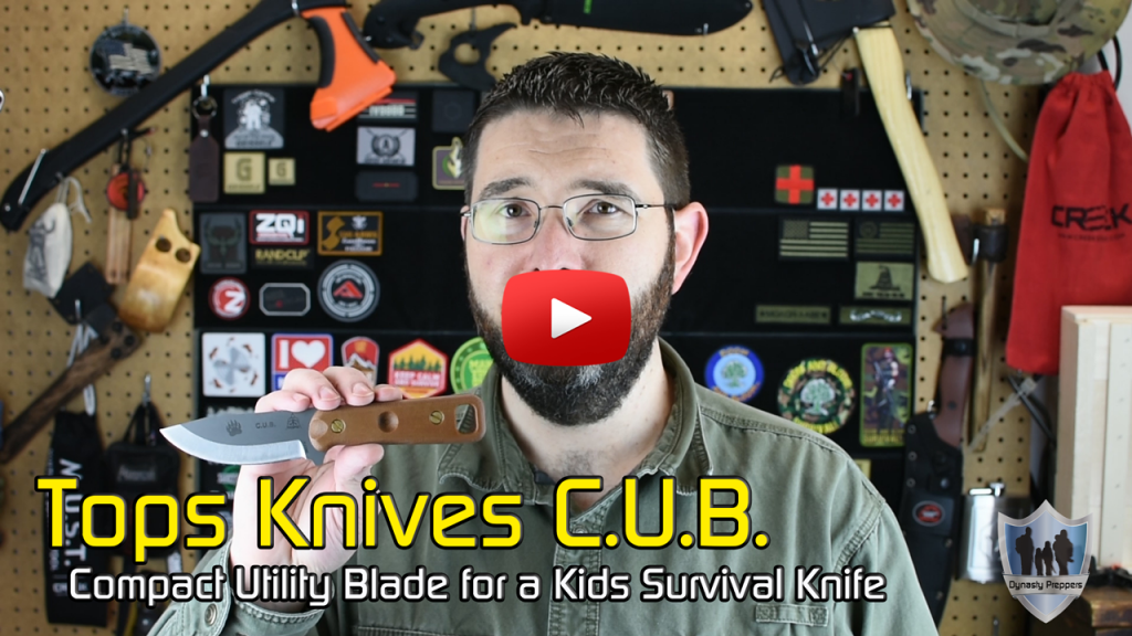 Tops CUB Survival Knife for Kids