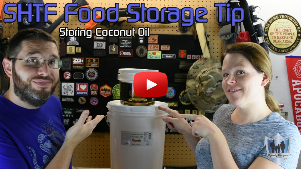 SHTF Food Storage - Storing Coconut Oil