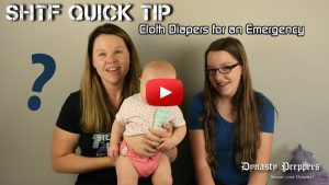 SHTF Quick Tip Cloth Diapers - Website