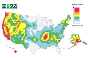 US Earthquake Risk Map