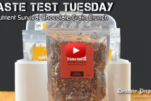 Nutrient Survival Chocolate Grain Crunch Taste Test Test