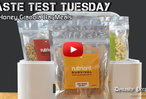 Nutrient Survival Honey Granola Bar Meals