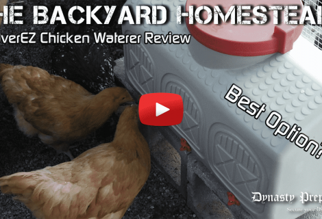 OverEZ Chichen Waterer Review Video – Large Chicken Waterer – Backyard Homestead